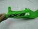 09-12 Black Green ZX6R Motorcycle Fairings