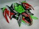 09-12 Black Red Green Motocard ZX6R Motorcycle Fairings 09-12 Black Red Green Motocard ZX6R Motorcycle Fairings
