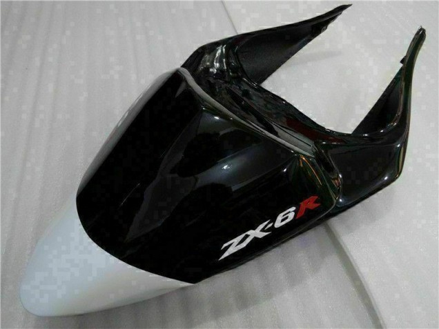 09-12 Black White 3M Touch4 ZX6R Motorcycle Fairing 09-12 Black White 3M Touch4 ZX6R Motorcycle Fairing