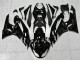 09-12 Black White Ninja ZX6R Motorcycle Fairings 09-12 Black White Ninja ZX6R Motorcycle Fairings