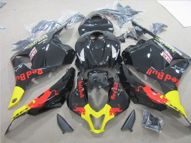 09-12 Black Yellow Red Bull CBR600RR Motorcycle Fairings