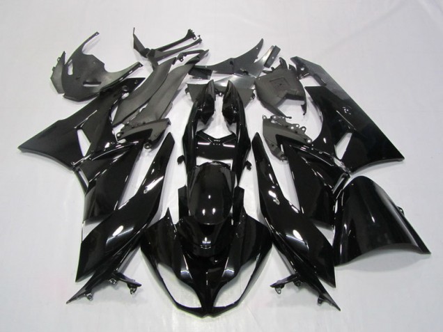 09-12 Black ZX6R Motorcycle Fairings