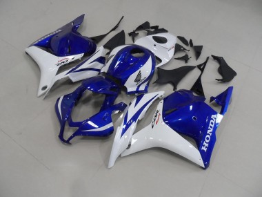 09-12 Blue White CBR600RR Motorcycle Fairings