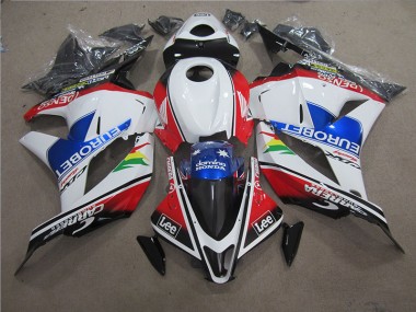 09-12 Blue White EUROBET Lee CBR600RR Motorcycle Fairings