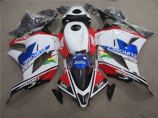 09-12 Blue White EUROBET Lee CBR600RR Motorcycle Fairings 09-12 Blue White EUROBET Lee CBR600RR Motorcycle Fairings