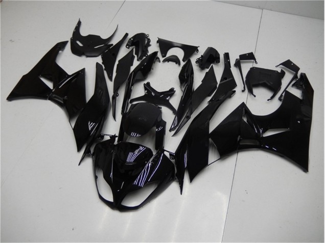 09-12 Glossy Black ZX6R Motorcycle Fairings 09-12 Glossy Black ZX6R Motorcycle Fairings