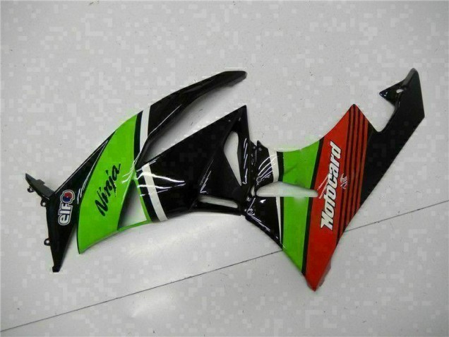 09-12 Green Black Red ZX6R Motorcycle Fairings 09-12 Green Black Red ZX6R Motorcycle Fairings