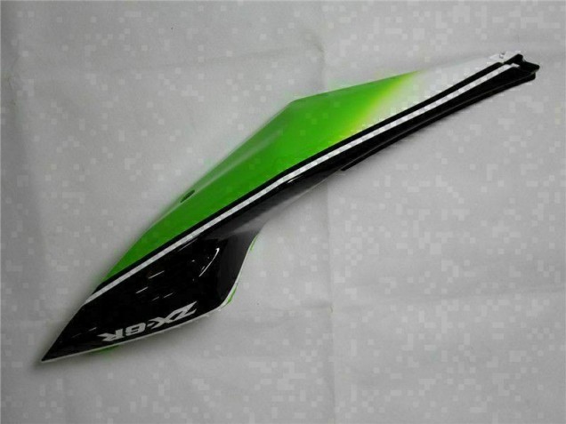 09-12 Green Black White 25 ZX6R Motorcycle Fairings 09-12 Green Black White 25 ZX6R Motorcycle Fairings