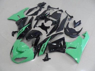 09-12 Metallic Green ZX6R Motorcycle Fairings