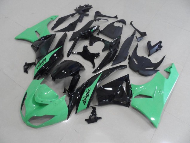 09-12 Metallic Green ZX6R Motorcycle Fairings 09-12 Metallic Green ZX6R Motorcycle Fairings