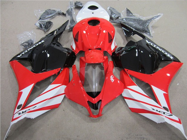 09-12 Red Black White CBR600RR Motorcycle Fairing 09-12 Red Black White CBR600RR Motorcycle Fairing