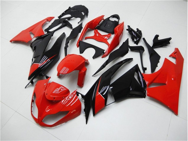 09-12 Red Black ZX6R Motorcycle Fairings 09-12 Red Black ZX6R Motorcycle Fairings
