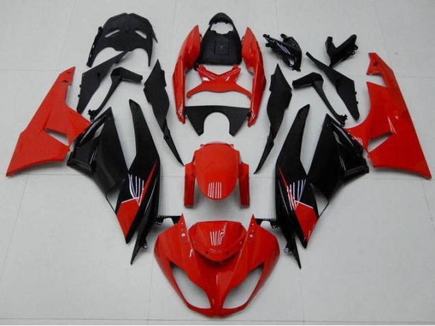 09-12 Red Black ZX6R Motorcycle Fairings 09-12 Red Black ZX6R Motorcycle Fairings
