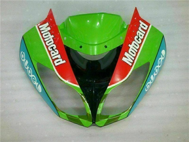 09-12 Red Green Motocard ZX6R Motorcycle Fairings 09-12 Red Green Motocard ZX6R Motorcycle Fairings