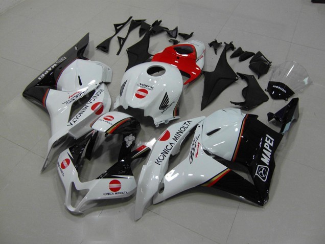 09-12 Red Konica Minolta CBR600RR Motorcycle Fairings