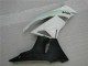 09-12 White Black ZX6R Motorcycle Fairing