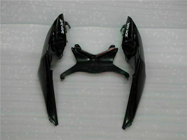 09-12 White Black ZX6R Motorcycle Fairing
