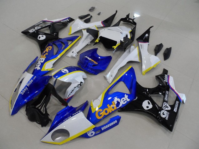 09-14 Blue White GoldBet S1000RR Motorcycle Fairing 09-14 Blue White GoldBet S1000RR Motorcycle Fairing