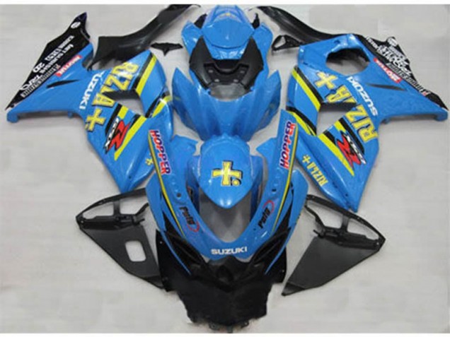 09-16 Blue Rizla Hopper GSXR 1000 Motorcycle Fairings 09-16 Blue Rizla Hopper GSXR 1000 Motorcycle Fairings