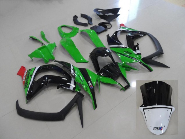 11-15 Green and Black ZX10R Motorcycle Fairing