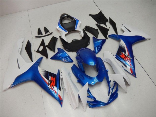 11-21 Blue White GSXR 600/750 Motorcycle Bodywork 11-21 Blue White GSXR 600/750 Motorcycle Bodywork
