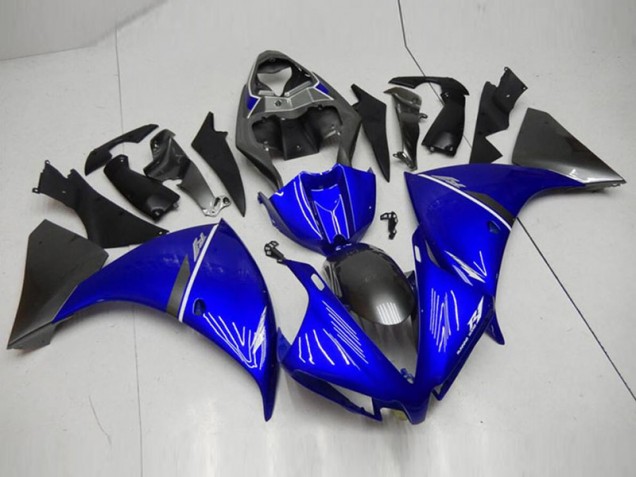 12-14 Black Blue YZF R1 Motorcycle Fairings 12-14 Black Blue YZF R1 Motorcycle Fairings