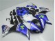 12-14 Blue White Black YZF R1 Motorcycle Fairings 12-14 Blue White Black YZF R1 Motorcycle Fairings