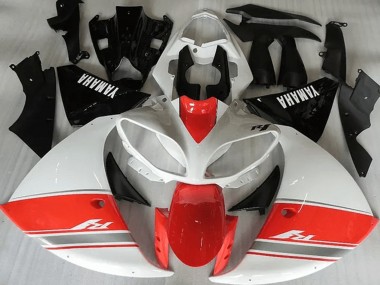 12-14 Racy Red White Black YZF R1 Motorcycle Fairings