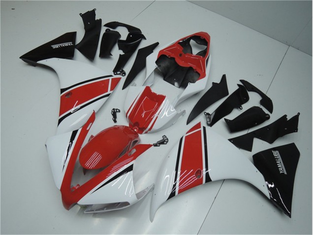 12-14 White Red Black YZF R1 Motorcycle Fairings 12-14 White Red Black YZF R1 Motorcycle Fairings