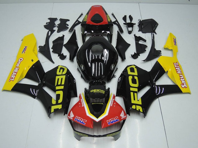 12-16 Black Red HRC CBR1000RR Motorcycle Fairings 12-16 Black Red HRC CBR1000RR Motorcycle Fairings