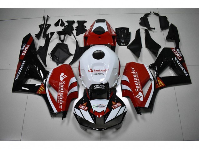 12-16 Black White Red Santander CBR1000RR Motorcycle Fairings