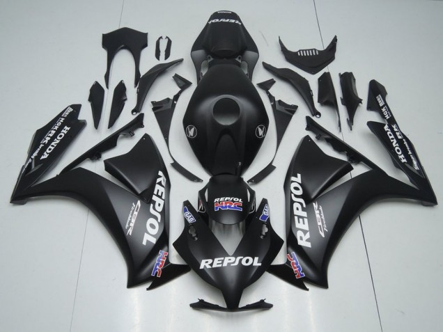 12-16 Matte Black Repsol CBR1000RR Motorcycle Fairing