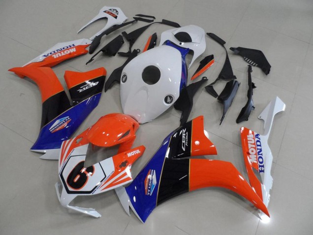 12-16 Orange White TT Legend CBR1000RR Motorcycle Fairings 12-16 Orange White TT Legend CBR1000RR Motorcycle Fairings