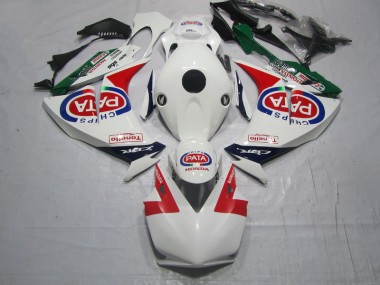 12-16 Red White PATA CBR1000RR Motorcycle Fairings