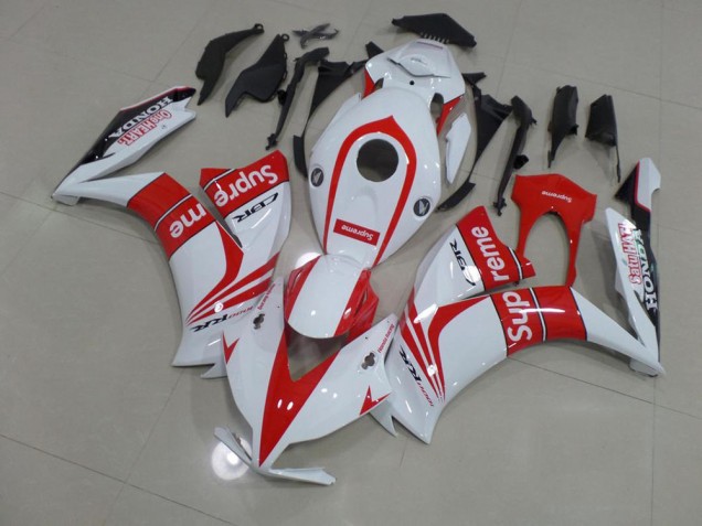 12-16 Red and White Supreme CBR1000RR Motorcycle Fairings
