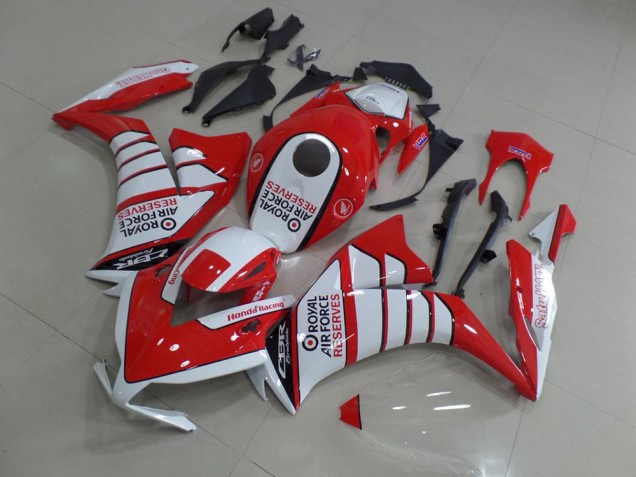 12-16 Red with White Wing CBR1000RR Motorcycle Fairings