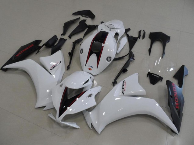 12-16 White and Matte Black OEM Style CBR1000RR Motorcycle Fairings 12-16 White and Matte Black OEM Style CBR1000RR Motorcycle Fairings