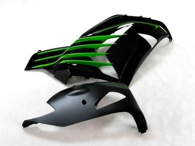12-21 Black Green ZX14R ZZR1400 Motorcycle Fairings