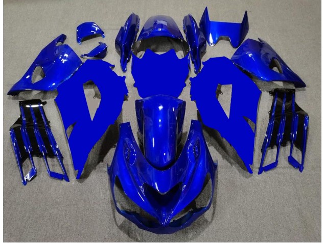 12-21 Blue Black ZX14R ZZR1400 Motorcycle Fairings 12-21 Blue Black ZX14R ZZR1400 Motorcycle Fairings