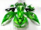 12-21 Green Black ZX14R ZZR1400 Motorcycle Fairings 12-21 Green Black ZX14R ZZR1400 Motorcycle Fairings