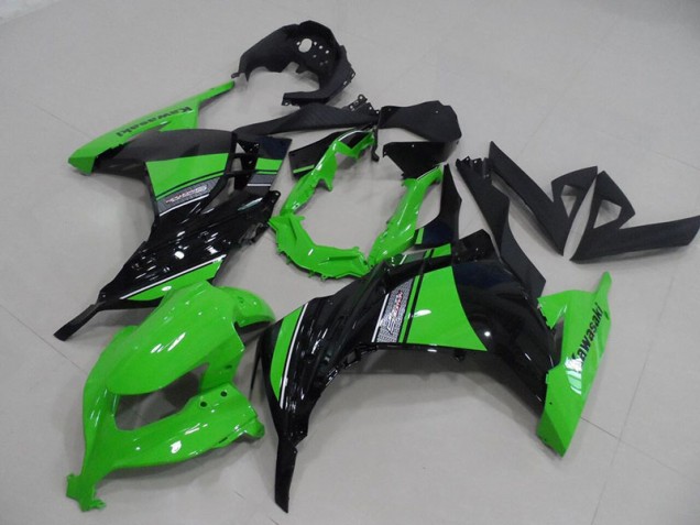 13-16 Black Green ZX300R Motorcycle Fairing 13-16 Black Green ZX300R Motorcycle Fairing