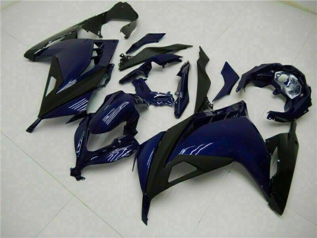 13-16 Blue Black EX300 Motorcycle Fairings
