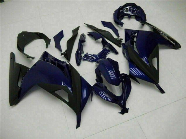 13-16 Blue Black EX300 Motorcycle Fairings