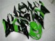 13-18 Black Green ZX6R Motorcycle Fairings 13-18 Black Green ZX6R Motorcycle Fairings