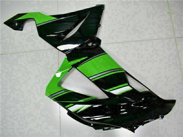 13-18 Black Green ZX6R Motorcycle Fairings 13-18 Black Green ZX6R Motorcycle Fairings