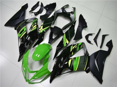 13-18 Green Black ZX6R Motorcycle Bodywork