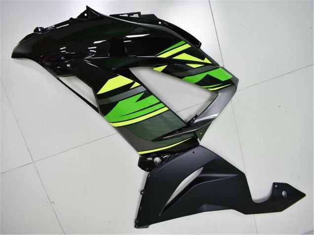 13-18 Green Black ZX6R Motorcycle Bodywork 13-18 Green Black ZX6R Motorcycle Bodywork