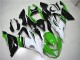 13-18 Green White Black ZX6R Motorcycle Fairings