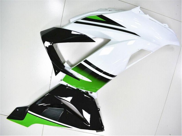 13-18 Green White Black ZX6R Motorcycle Fairings
