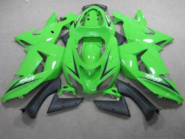 13-18 Green ZX6R Motorcycle Fairings 13-18 Green ZX6R Motorcycle Fairings